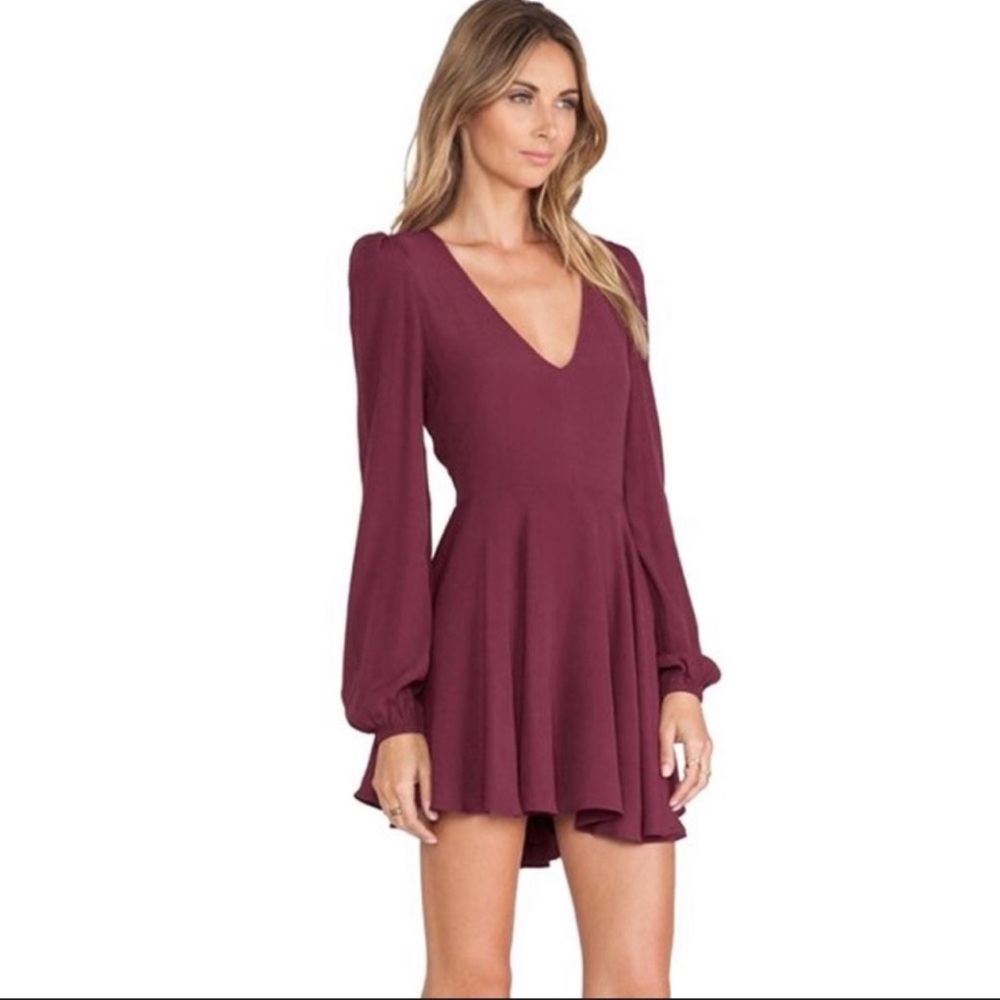 LOVERS + FRIENDS Shimmy Skater Dress